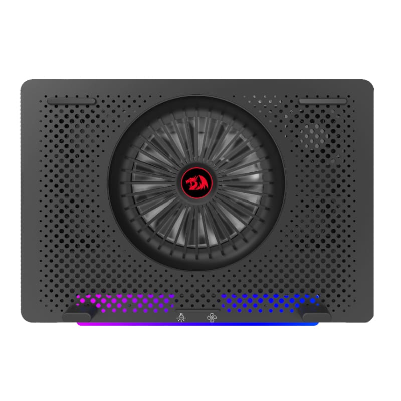 Redragon Dual USB 5-Fan RGB Gaming Notebook Stand