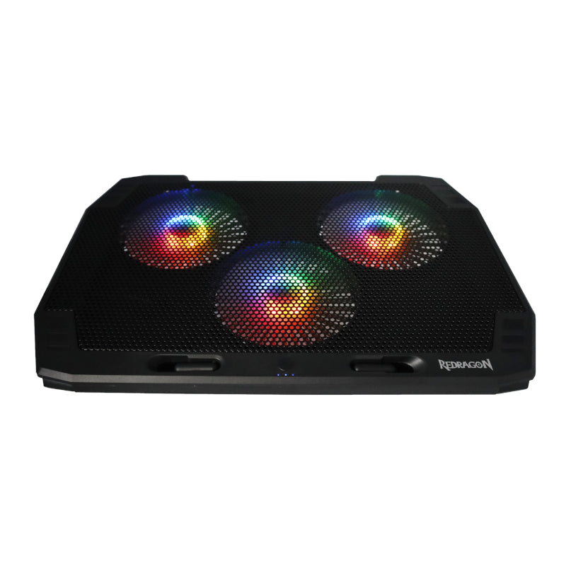 Redragon Dual USB 3-Fan RGB Gaming Notebook Stand