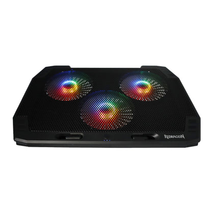 Redragon Dual USB 3-Fan RGB Gaming Notebook Stand