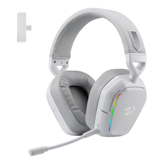 Redragon H868 RGB Wireless Gaming Headset – White