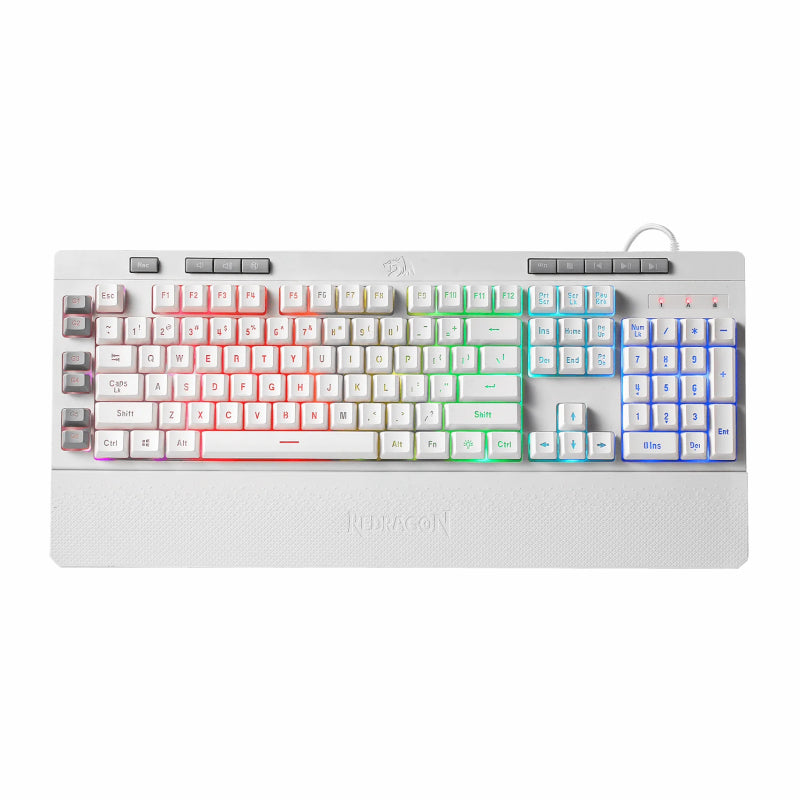 Redragon Shiva Membrane Gaming Keyboard - White
