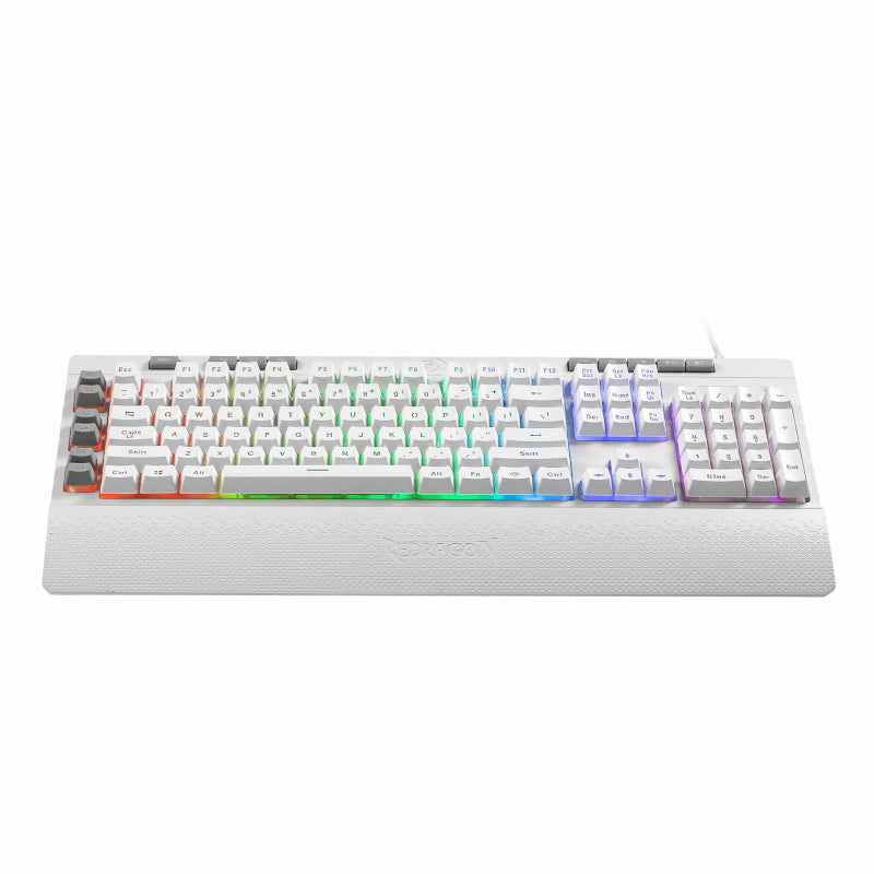 Redragon Shiva Membrane Gaming Keyboard - White