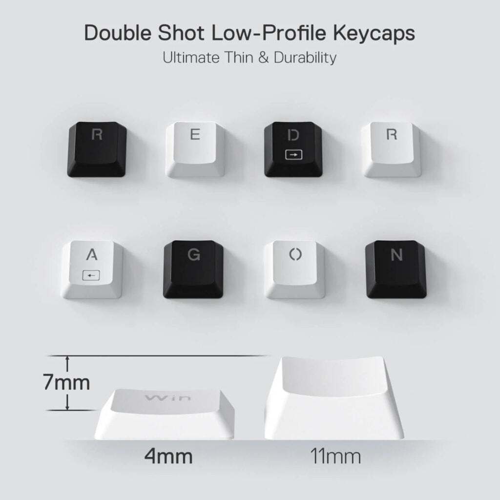 Redragon K632 Horus Mini 60% RGB Wired Gaming Keyboard - White