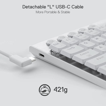 Redragon K632 Horus Mini 60% RGB Wired Gaming Keyboard - White