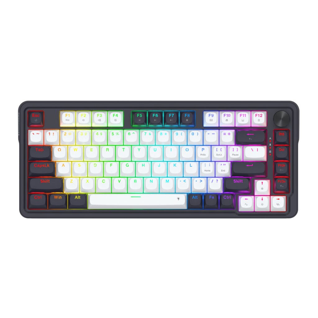 Redragon K673 Ucal 75% Magnetic Ultramag Switch Wired Keyboard - Black