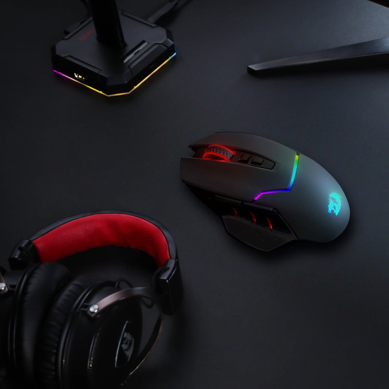 Redragon Mirage Pro 8000 DPI RGB Wireless Gaming Mouse - Black