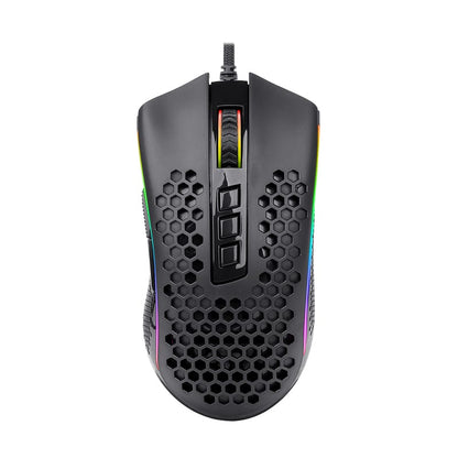 Redragon Storm 12400 DPI RGB Lightweight Gaming Mouse - Black