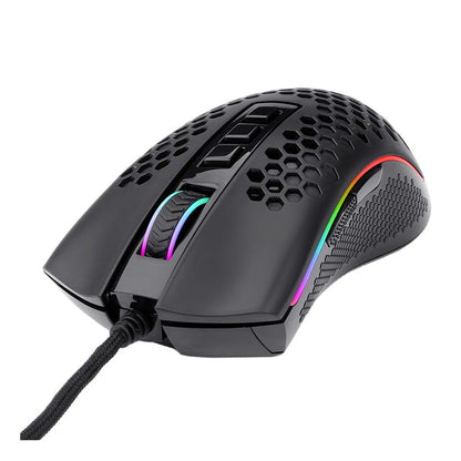 Redragon Storm 12400 DPI RGB Lightweight Gaming Mouse - Black