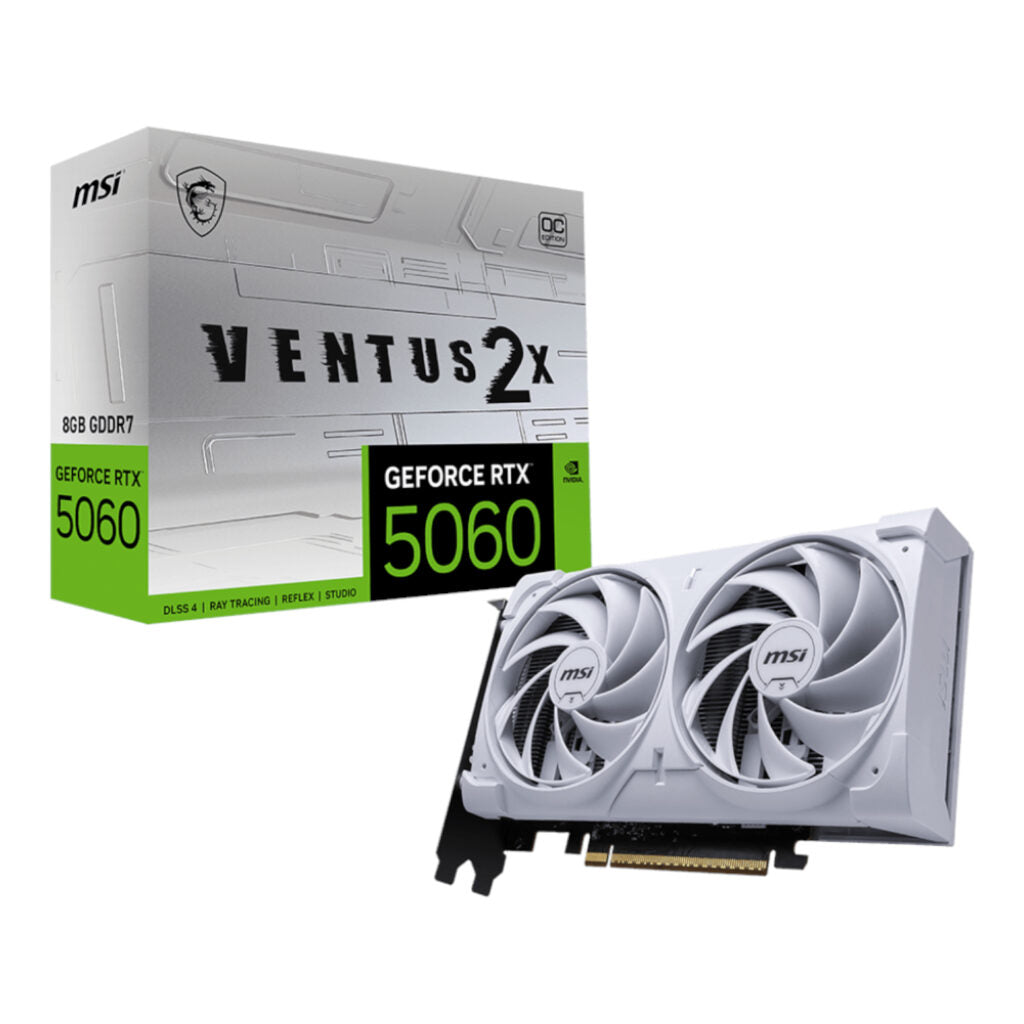 MSI GeForce RTX 5060 VENTUS 2X OC 8GB WH