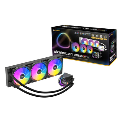 Antec Skeleton 360 ARGB AIO Liquid CPU Cooler - Black