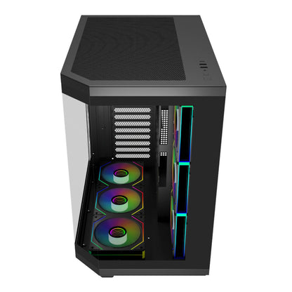 FSP U580 ARGB ATX Ultra Tower Gaming Chassis - Black