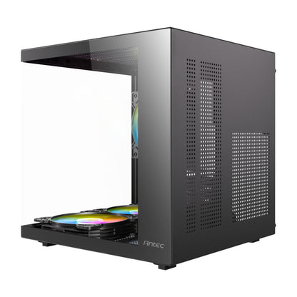 Antec VCX10M RGB Micro-ATX / ITX ARGB Mini-Tower Gaming Chassis - Black