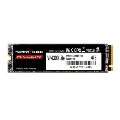 Patriot VP4300 Lite 4TB M.2 PCIe Gen4 x4 NVMe SSD