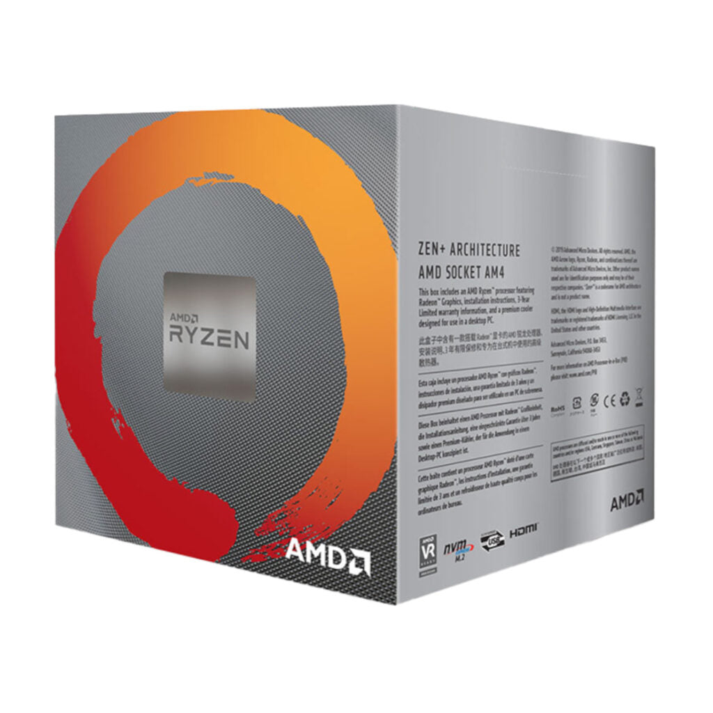 AMD Ryzen 5 3400G 4-Core 3.7GHz AM4 CPU